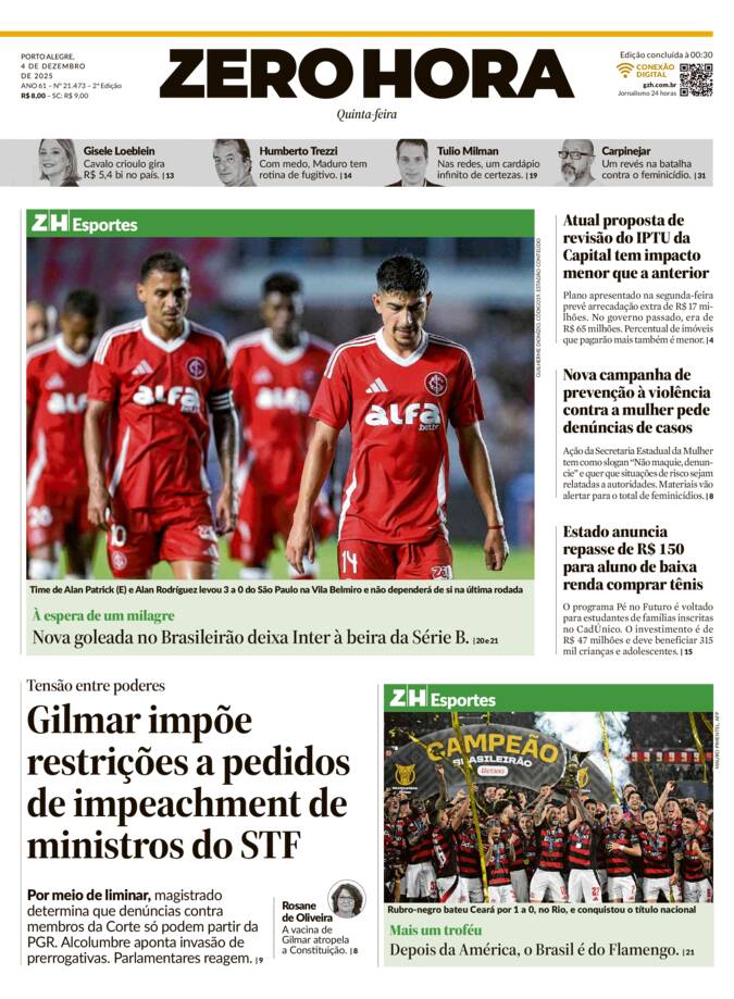 Capa Jornal Impresso