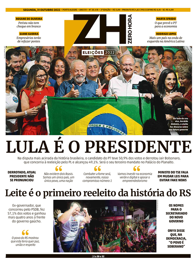 Capa Jornal Impresso