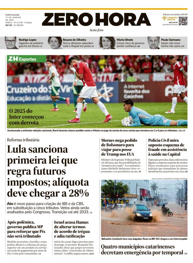 Capa Jornal Impresso