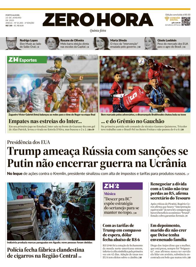 Capa Jornal Impresso