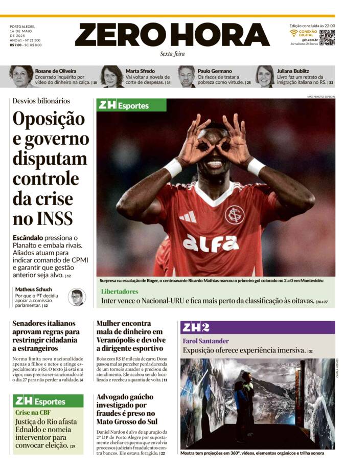 Capa Jornal Impresso