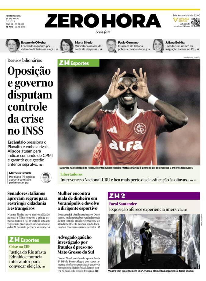 Capa Jornal Impresso