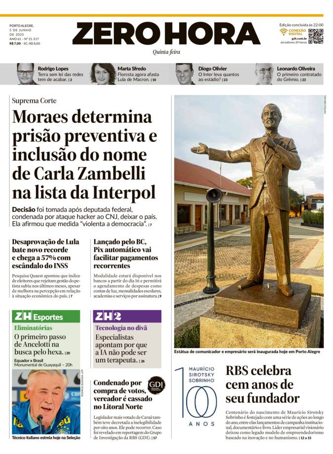 Capa Jornal Impresso