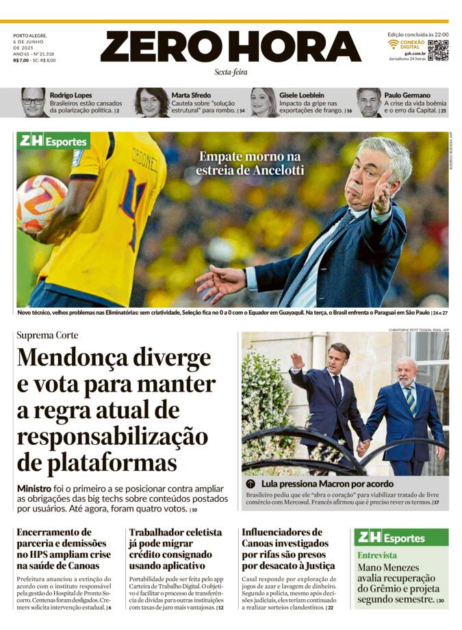 Capa Jornal Impresso