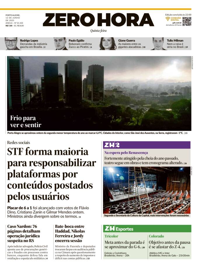 Capa Jornal Impresso