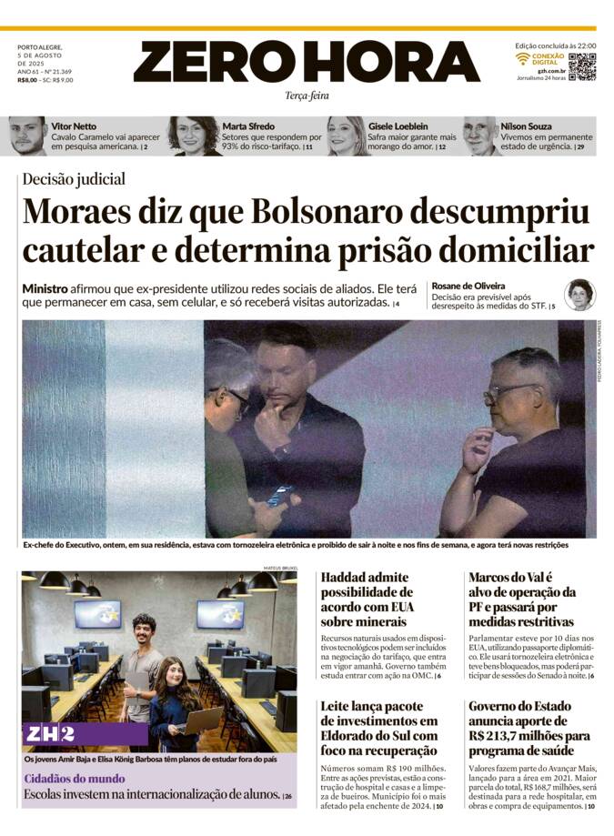 Capa Jornal Impresso