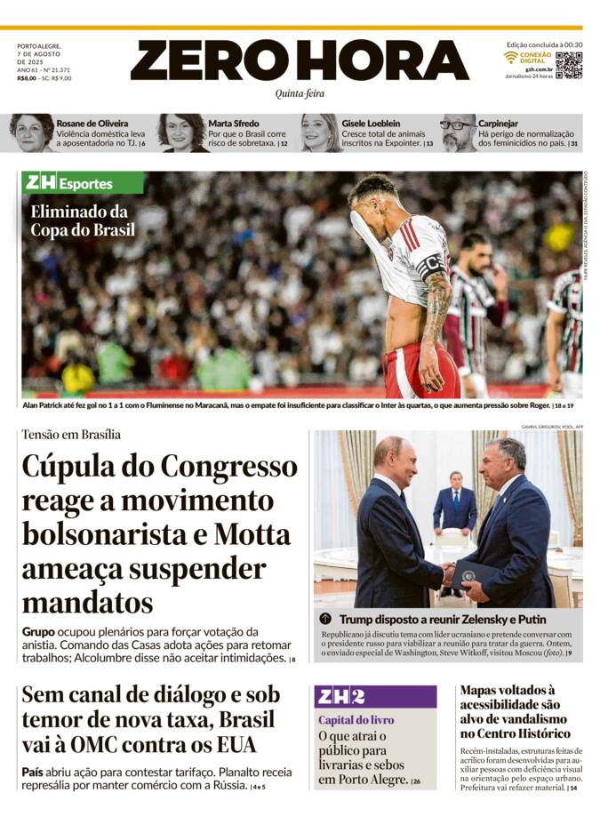 Capa Jornal Impresso
