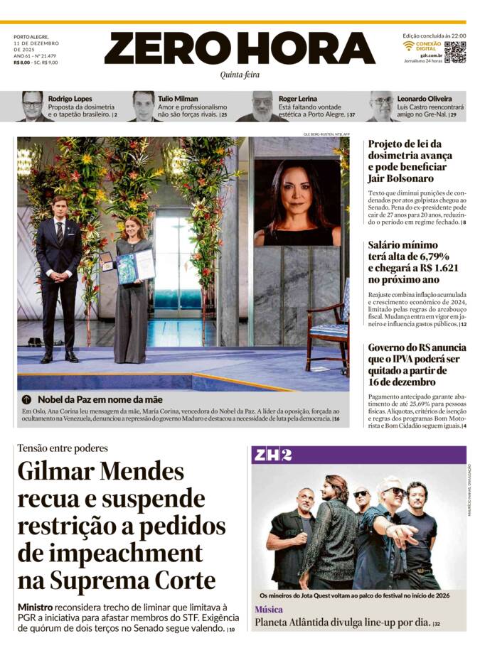 Capa Jornal Impresso