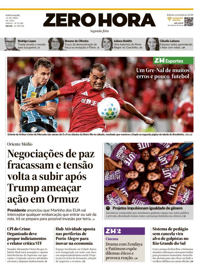 Capa Jornal Impresso