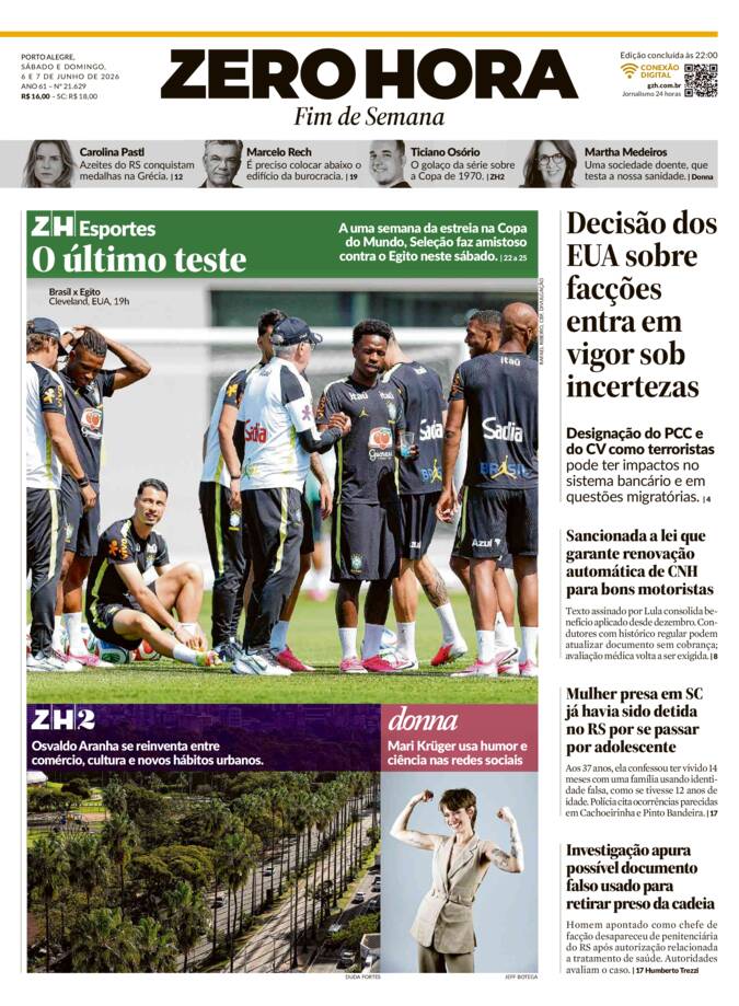 Capa Jornal Impresso