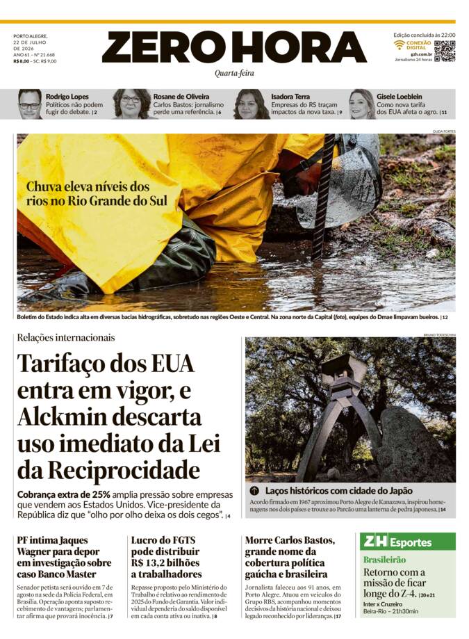 Capa Jornal Impresso