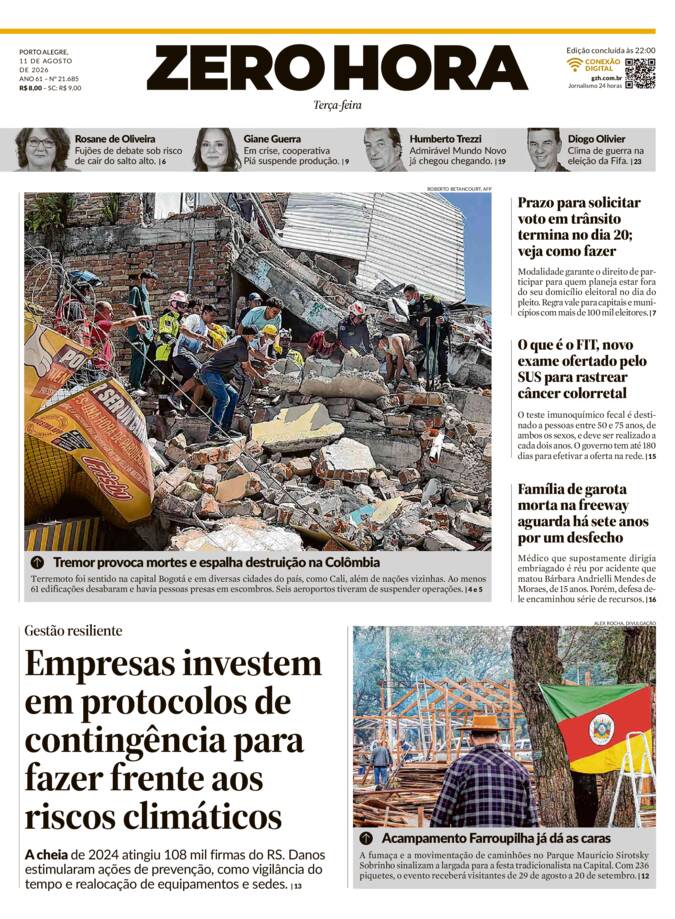 Capa Jornal Impresso