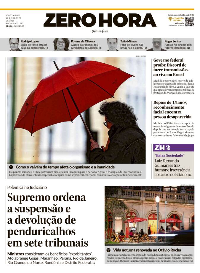 Capa Jornal Impresso